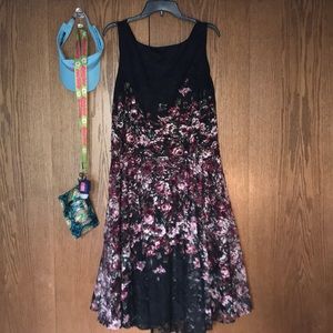 floral lace dress